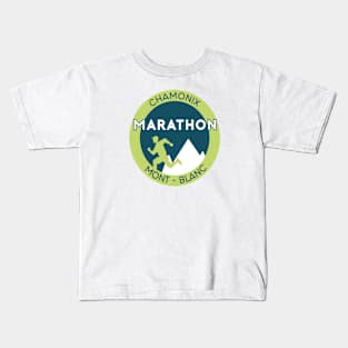 mont blanc marathon Kids T-Shirt